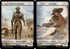 Human Soldier (0003) // Soldier (0004) Double-Sided Token